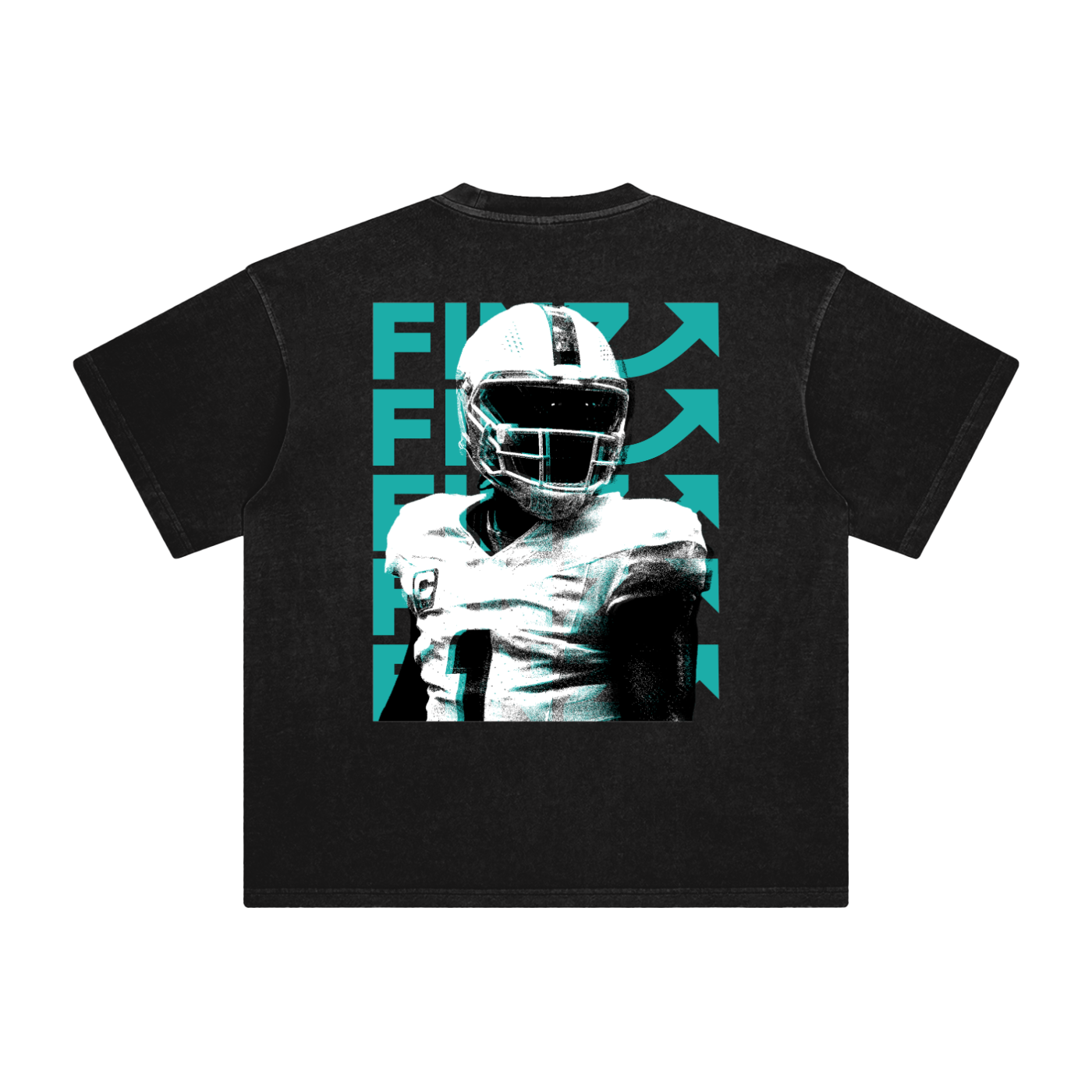 Enzyme Washed QB1 Tee