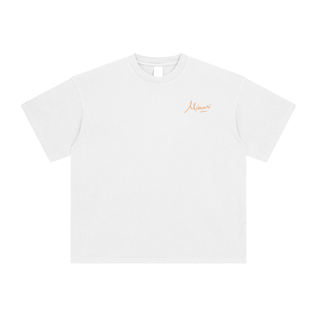 Enzyme Washed Monochromatic Tee