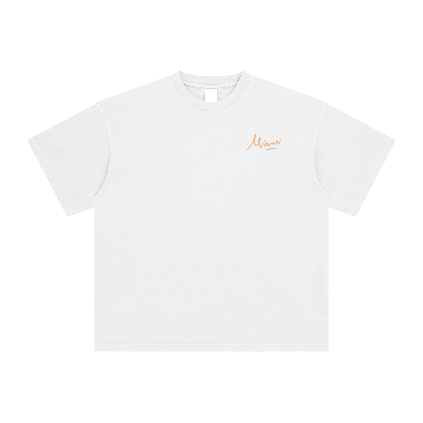 Enzyme Washed Monochromatic Tee
