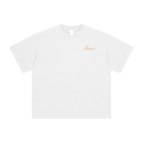 Enzyme Washed Monochromatic Tee