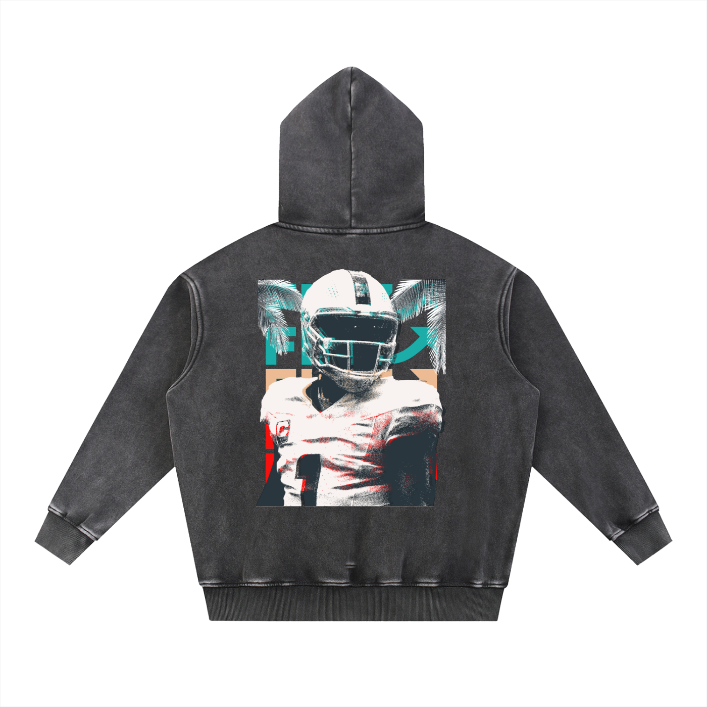 Vintage Washed QB1 Hoodie